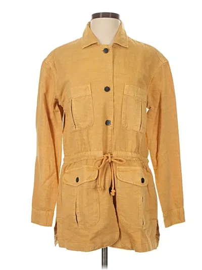 Faherty Trenchcoat In Yellow