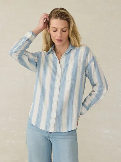 FAHERTY TRIED & TRUE CHAMBRAY RELAXED SHIRT