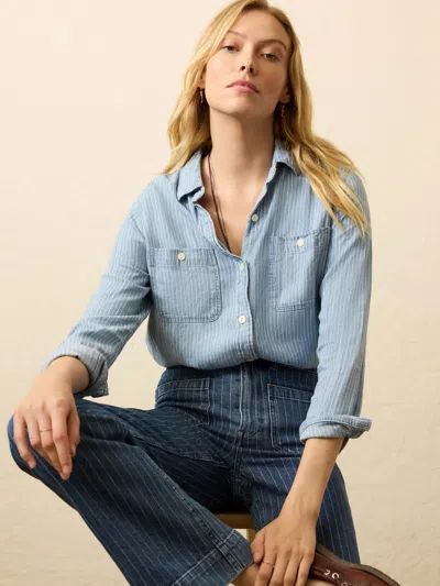 Faherty Tried & True Chambray Shirt