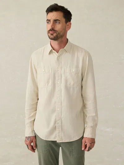 FAHERTY TRIED & TRUE CHAMBRAY WORKSHIRT