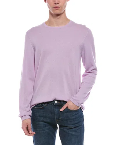 Faherty Tropical Cashmere Crewneck Sweater In Purple