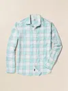 Faherty The All Time Shirt In Westport Plaid In Spring Isle Plaid