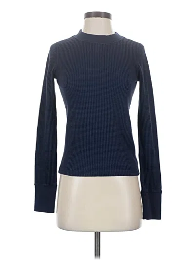 Pre-owned Faherty Turtleneck Sweater In Blue