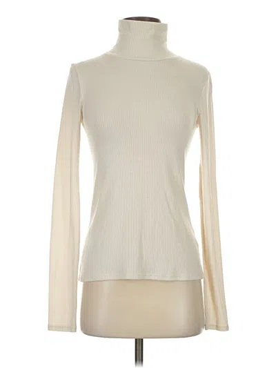Pre-owned Faherty Turtleneck Sweater In Ivory