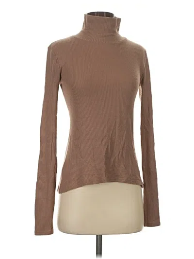 Pre-owned Faherty Turtleneck Sweater In Tan