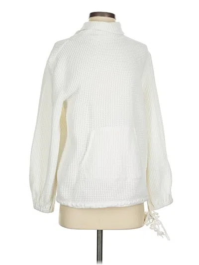 Pre-owned Faherty Turtleneck Sweater In White