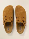Faherty Unisex Birkenstock Suede Boston Shoes In Brown