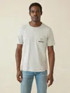 Faherty Vanderbilt University Sunwashed Regenerative Pocket T-shirt In Neutral