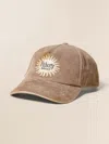 Faherty Vintage Cord Baseball Hat In Brown