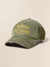 Faherty Vintage Cord Baseball Hat In Green