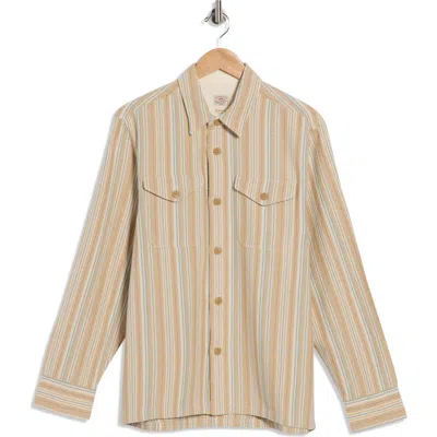 Faherty Vista Overshirt In Yellow