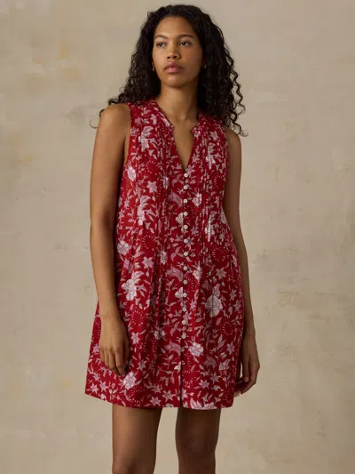 Faherty Voile Devin Dress In Pink