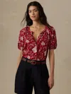 Faherty Voile Lettie Top In Multi