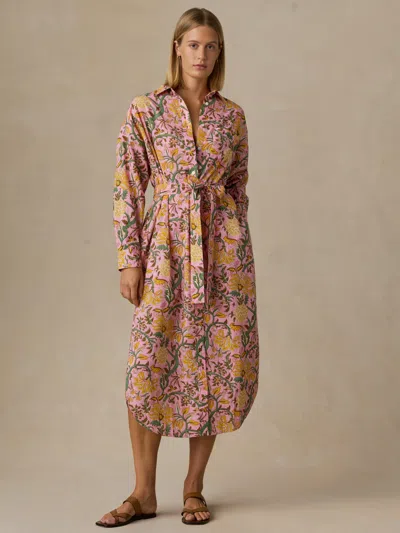Faherty Voile Rio Shirtdress In Multi