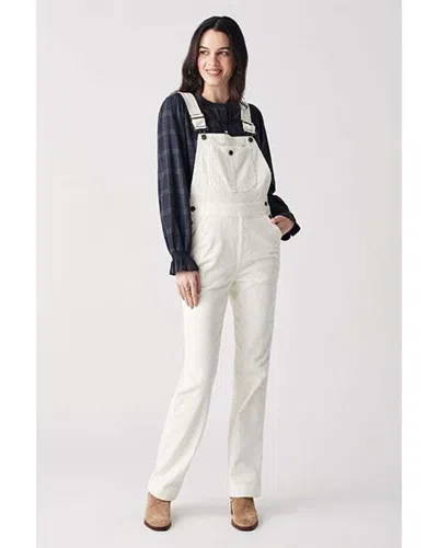 Faherty Brand Walker Corduroy Organic Cotton Blend Overalls In Grey