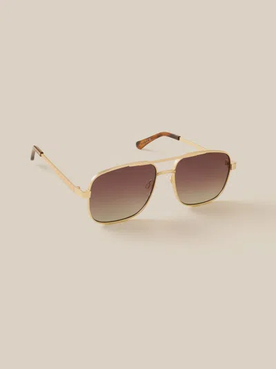 Faherty Waverly Sunglasses In White