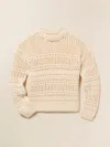 Faherty Whitecap Sweater In Cream