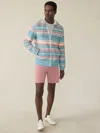 Faherty Whitewater Full Zip Hoodie In Island Sunrise