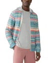 Faherty Whitewater Full Zip Hoodie In Island Sunrise