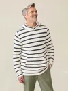 Faherty Whitewater Hoodie In Boothbay Stripe