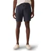 Faherty Whitewater Knit Drawstring Shorts In Black