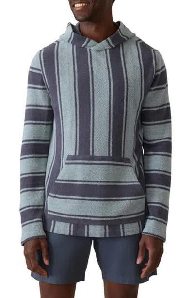 Faherty Whitewater Stripe Organic Cotton Blend Hoodie In Multi