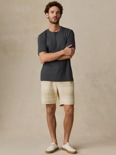 Faherty Whitewater Sweatshort In Black