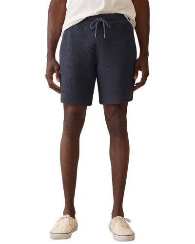 Faherty Whitewater Sweatshort In Blue