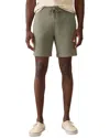 Faherty Whitewater Sweatshort In Green