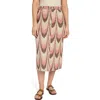 Faherty Whitley Print Front Button Skirt In Desert Ikat