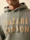 Faherty Winter Swell Popover Hoodie In Gray