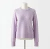 Faherty Jackson Crewneck Sweater In Ice Lilac Heather In Purple