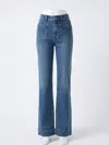Faherty Stretch Terry Patch Pocket Ankle Pants In Blue