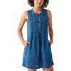 Faherty Isha Sleeveless Organic Cotton Dress In Multi