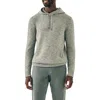 Faherty Wool & Cashmere Popover Hoodie In Rock Grey Marl