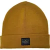 Faherty Workwear Merino Wool Beanie In Yellow