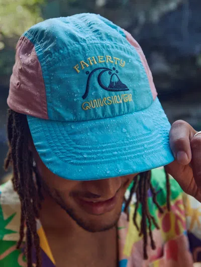 Faherty X Quiksilver 5-panel Hat In Green