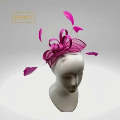 Failsworth Fushcia Fascinator In Purple