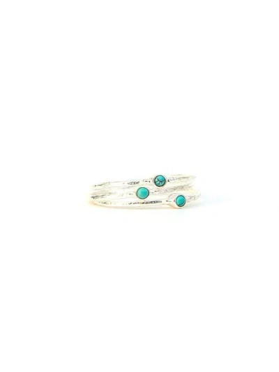Fair Anita Tiny Stone Sterling Stacking Ring Set In Multi