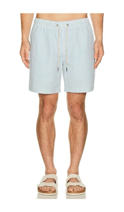 Fair Harbor 7 Bayberry Swim Trunk In Blue