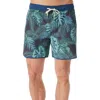 Fair Harbor Anchor Water Repellent Swim Trunks In Blue