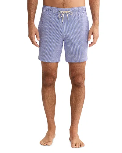 Fair Harbor Bayberry 7 Swim Trunks In Blue