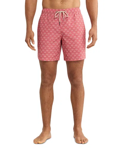 Fair Harbor The Bayberry Swim Trunks In Pink
