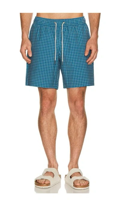 Fair Harbor Bayberry Swim Trunks In Blue