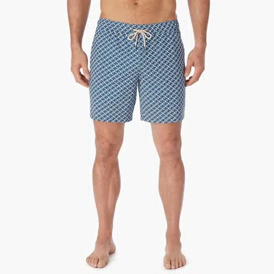 Fair Harbor Bayberry Trunk In Navy Geo In Multi