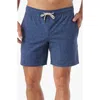 Fair Harbor Bayberry Water Repellent Swim Trunks In Navy Shibori (402)