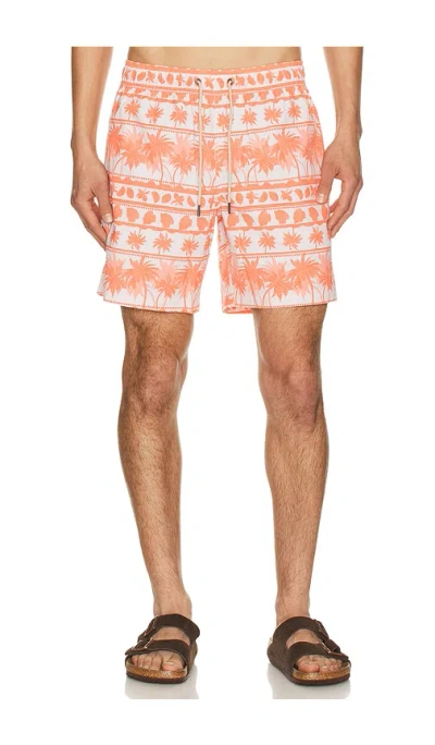 Fair Harbor Bayberryswim Trunk In Orange