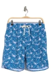 Fair Harbor Blue Sharkwave Swim Shorts In Blue