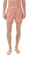 Fair Harbor The Bungalow Water Repellent Swim Trunks In Multi