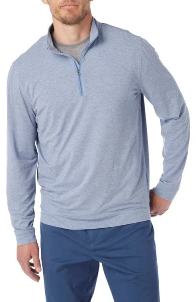 Fair Harbor Compass Performance Quarter Zip In Blue